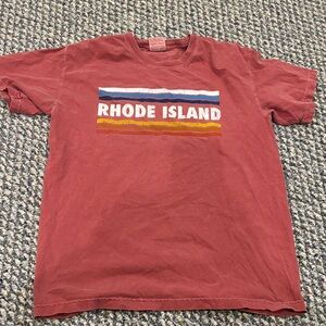 Comfort Colors Red Rhode Island Short Sleeve Tee